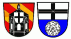 Wappen von Holzkirchen und Wüstenzell